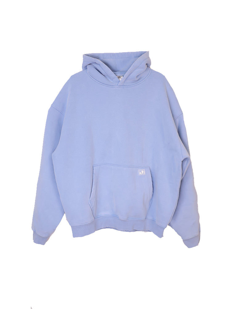 DIMEN Street Retro Washed Crewneck Sweatshirt Distressed Hems