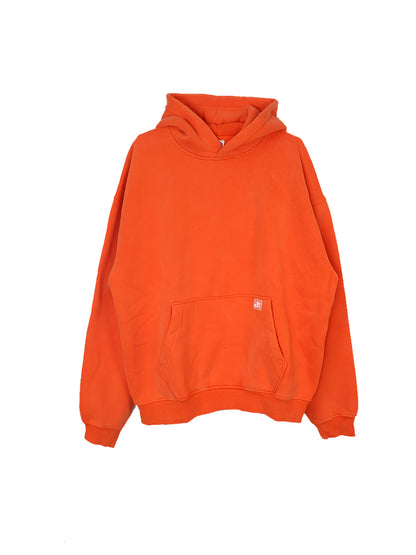 DIMEN Street Retro Washed Crewneck Sweatshirt Distressed Hems