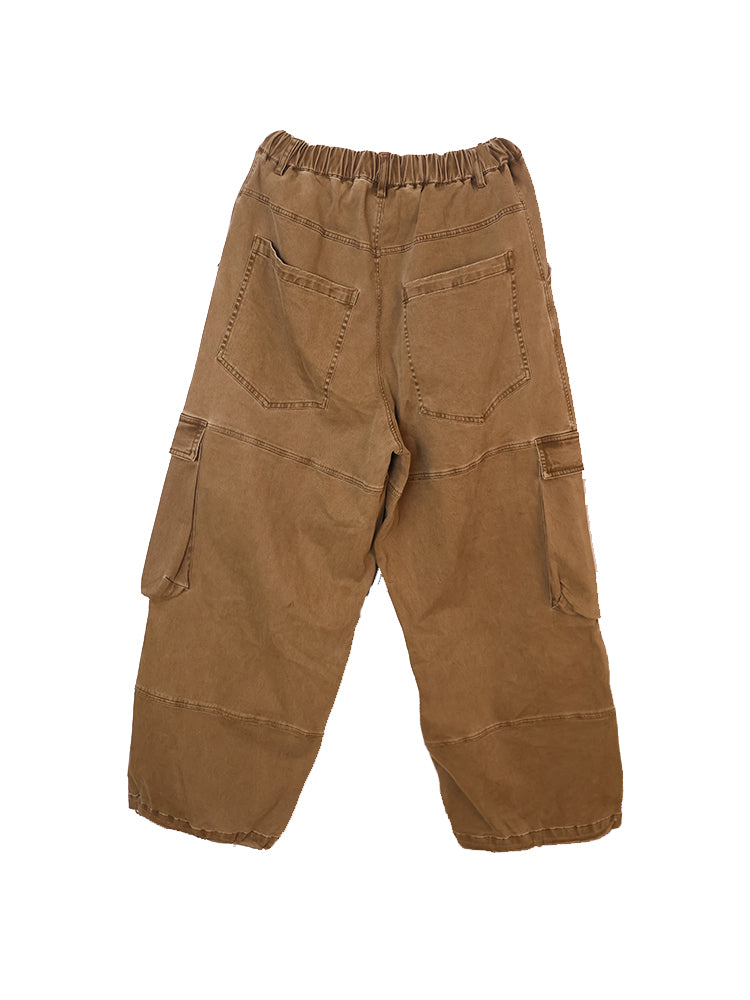 DIMEN Vintage Oversized Wide-Leg Pants