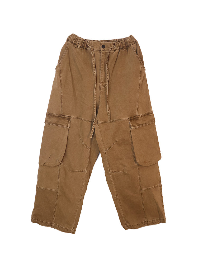 DIMEN Vintage Oversized Wide-Leg Pants