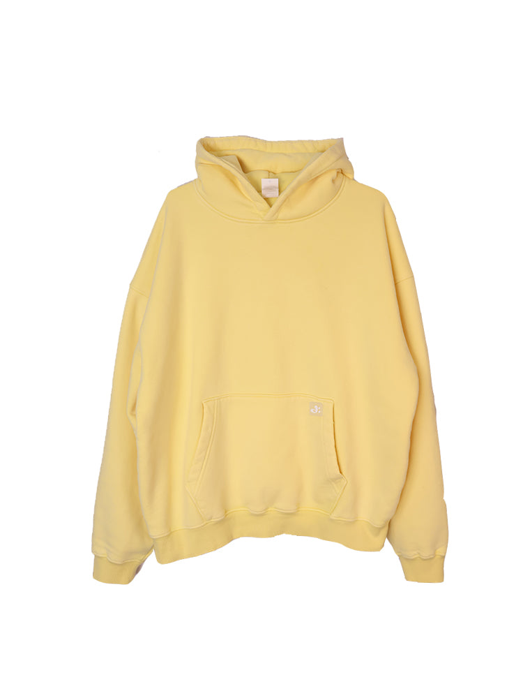 DIMEN Street Retro Washed Crewneck Sweatshirt Distressed Hems
