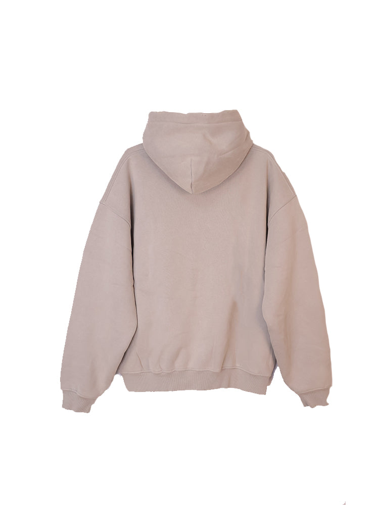 DIMEN Street Retro Washed Crewneck Sweatshirt Distressed Hems